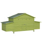 11.12 ft² Large Wooden Chicken Coop with Nesting Boxes & Perch