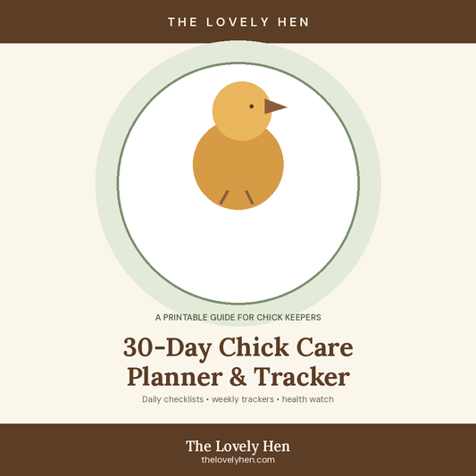 30-Day Chick Care Planner and Tracker cover