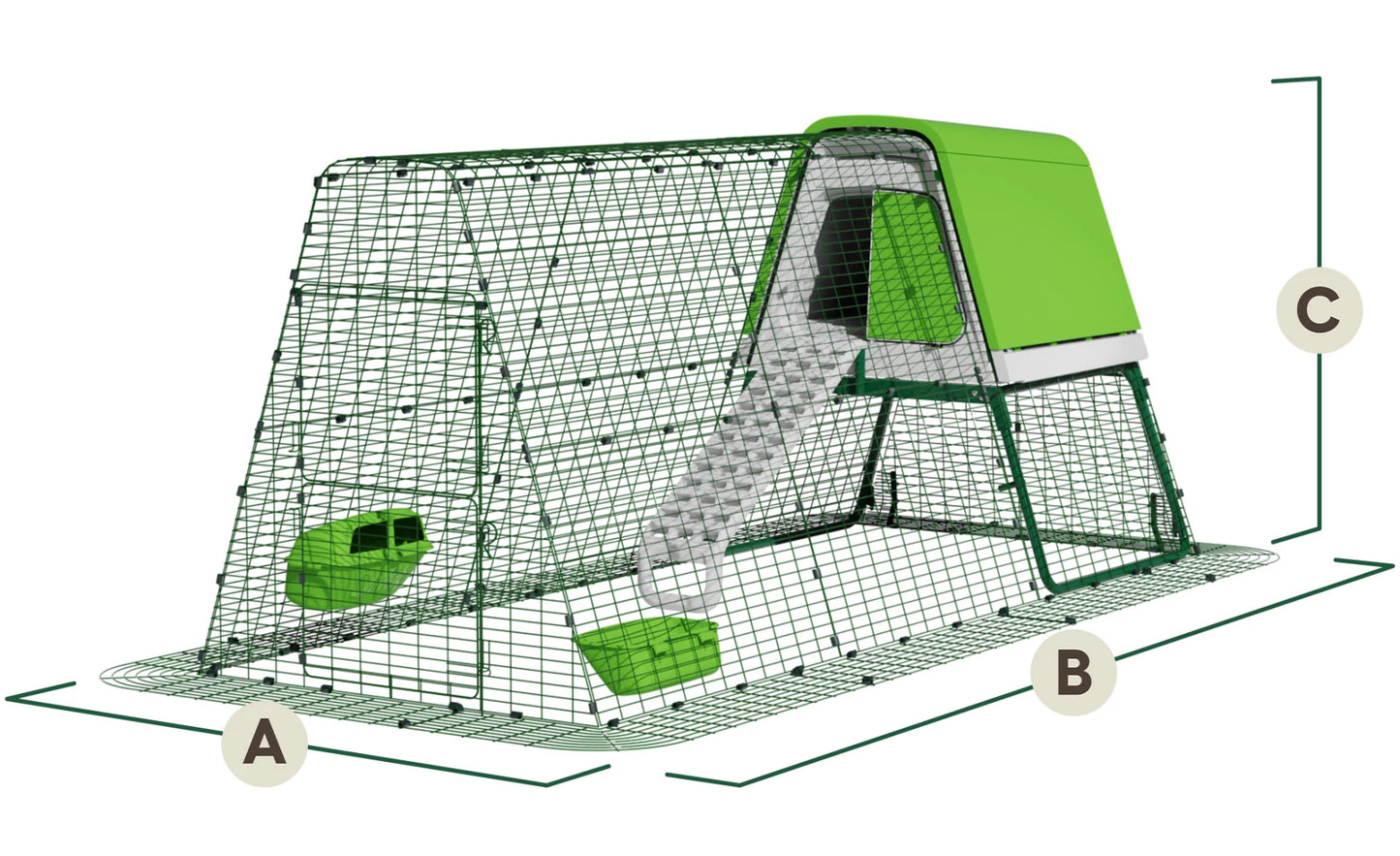 Eglu Go UP - Elevated Chicken Coop for 3-4 Hens