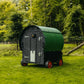 Nestera The Wagon 100% Recycled Plastic Chicken Coops for 5 Giant Fowls, 6 Medium Size Chickens or 10 Bantams, Green