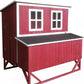Large Wood Chicken Coop Hen House 4-8 Chickens 4 Nesting Box
