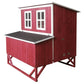 Large Wood Chicken Coop Hen House 4-8 Chickens 4 Nesting Box