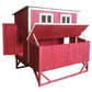 Large Wood Chicken Coop Hen House 4-8 Chickens 4 Nesting Box
