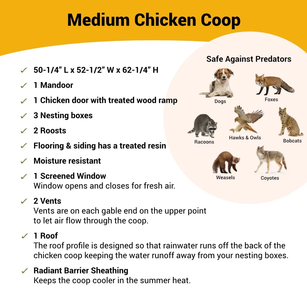 OverEZ Chicken Coop - Medium | Hatching Time