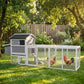 Chicken Coop With Run And Nesting Box