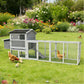 Chicken Coop With Run And Nesting Box
