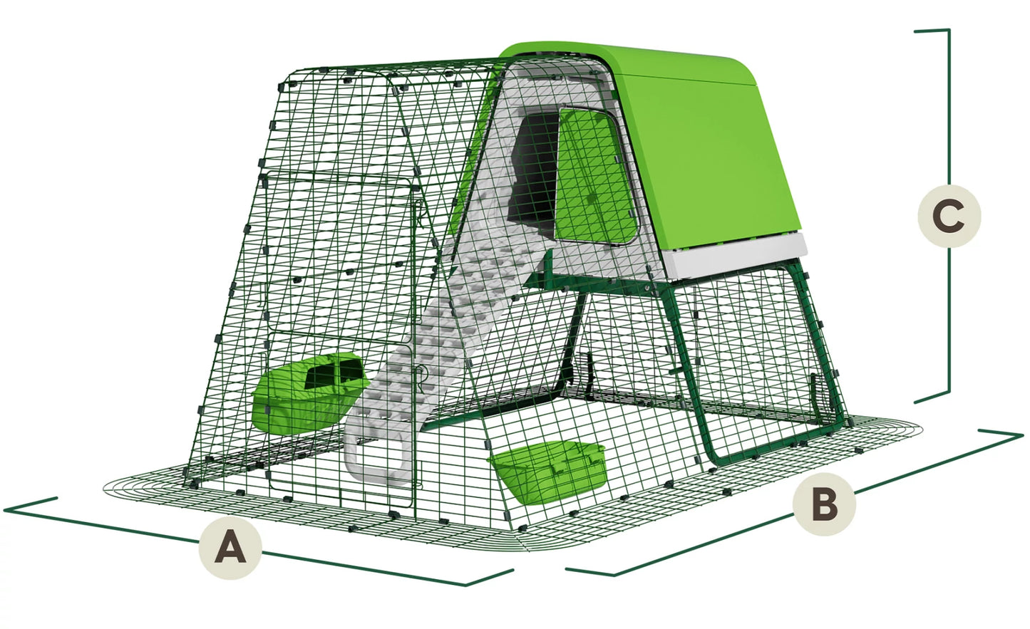 Eglu Go UP - Elevated Chicken Coop for 3-4 Hens