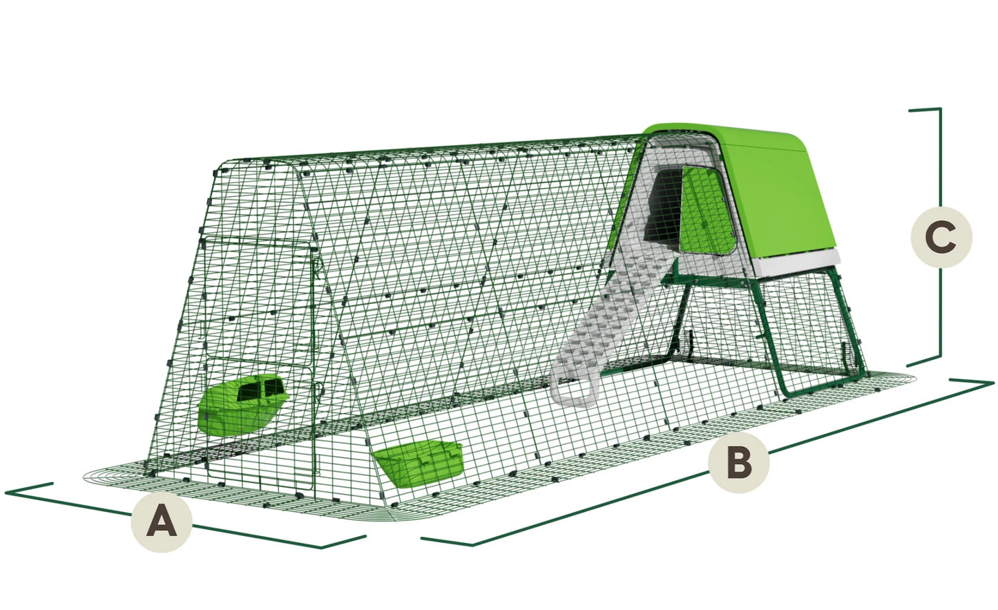 Eglu Go UP - Elevated Chicken Coop for 3-4 Hens
