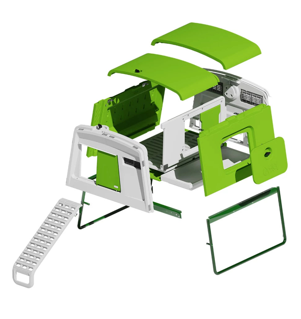 Omlet Eglu Cube Chicken Coop (Up to 6 Large Hens) — Easy-Clean, Predator-Proof, All-Weather