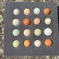Colorful rainbow mixed fertilized hatching eggs used in the program
